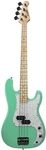 Sawtooth Ep Series Electric Bass Guitar, Surf Green W/ Pearl Pickguard. Fixed Price $219.00.
