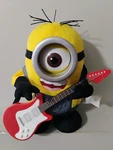 Despicable Me Minions Rock Roll Stuart Playing Electric Guitar Plush Toy Works. Fixed Price $14.99.