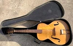 Kay Blonde Archtop Hollow Body Acoustic Guitar W/hsc! -ll. Fixed Price $900.00.
