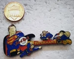 Dc Comics Superman Guitar Lapel Pin. Fixed Price $15.99.