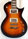 Esp Ltd EC-256FM, Flame Maple Top, Mahogany Body, Dark Brown Sunburst. Fixed Price $499.00.