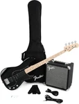 Squier Affinity Series Precision Bass Pj Pack Black With Maple Fingerboard. Fixed Price $429.99.