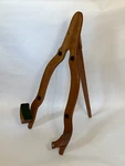 Acoustic/classical Guitar Stand - Solid Cherry Wood Construction Handcrafted. Fixed Price $125.00.