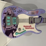 Disney Hannah Montana Pop Star Electric Guitar Glam Rocker Light Up Tested. Fixed Price $30.00.