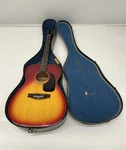 Vtg C1970S Ventura Bruno Model V-11 Japan Acoustic Guitar Sunburst W/ Case. Fixed Price $199.95.