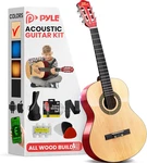 Pyle 30-INCH Beginner Acoustic Guitar Kit, 6-STRING Classical Style Travel. Fixed Price $72.94.
