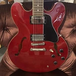 Epiphone ES-335 Semi-hollow Body Electric Guitar Cherry (pre-owned). Fixed Price $436.00.