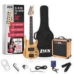 Electric Guitar 30 Inch 3/4 Size Beginner Starter Kit Natural Lyxpro Kids Picks. Fixed Price $259.99.