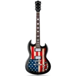 Electric Guitar 39 Inch Solid Body Maple Neck Laurel Fretboard Us Flag Jaymz. Fixed Price $259.99.