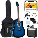 Best Choice Products Beginner Acoustic Electric Cutaway Guitar Set Gig Bag 41IN. Fixed Price $119.99.