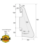 Banworks 1 Ply Paul Pickguard Cream Usa Gibson 2-HOLE Scratch Plate. Fixed Price $31.00.