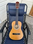 Angelica Acoustic Wood Guitar Vintage CG-112 1/2 ( Missing 3 Strings). Fixed Price $89.99.