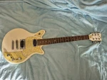 Rare First Volkswagen Vw Electric Guitar White + Gigbag Active Electronics. Fixed Price $219.99.