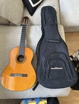 CG102 Yamaha Classical Guitar (no Strings, Issue With Tuning Pegs) + Case. Fixed Price $150.00.