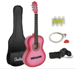 Smartxchoices 38 Kids Acoustic Guitar Beginner Folk 6 String Bundle Pink. Fixed Price $68.67.