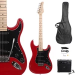 New Burning Fire Electric Guitar With Black Pickguard 20W Amp Red. Fixed Price $89.79.