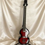 Violin Hollow Electric Bass Guitar Beatles Stainless Fret 4 String Cherry Red. Fixed Price $389.99.