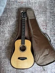 Taylor Guitar BT-1 6-STRING Spruce Natural W/ Gig Bag + Leather Strap. Fixed Price $297.00.