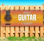 Acoustic Guitar Repair Advertising Vinyl Banner Flag Sign Many Sizes Usa Service. Fixed Price $99.19.