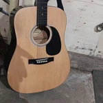 Squier By Fender Dreadnought Acoustic Guitar 6 String Spruce Natural Full Size. Fixed Price $70.99.