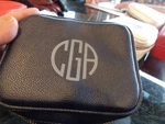 Mark And Graham Universal Travel Jewelry Case Navy Mono Cga New Wo Tag. Fixed Price $18.39.