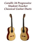 Carulli: 24 Progressive Student-teacher Classical Guitar Duets By Ferdinando. Fixed Price $22.11.
