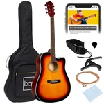 Best Choice Products Size Beginner Acoustic Guitar Set Case Strap 41IN, Full. Fixed Price $99.99.