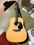 Stagg SW201N Dreadnought Acoustic 6 String Guitar Natural Wooden 1003/1002 Strap. Fixed Price $59.95.