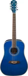 Oscar Schmidt Oghstbl-a 1/2 Dreadnought Acoustic Guitar. Trans Blue. Fixed Price $223.99.