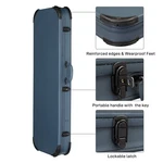 Hard Shell Wood Electric Guitar Case With Blue Pu Leather For Strats And Teles. Fixed Price $85.95.