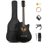 Ktaxon Beginner Acoustic Guitar, 6 String Basswood Classical Guitars Full Kit. Fixed Price $34.99.