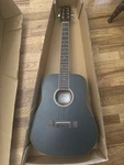 Donner DAG-1MB 41" Acoustic Guitar Black Matte Bundle W/ Bag Capo -new. Fixed Price $75.50.