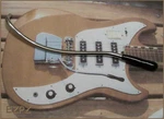 Teisco ET300, ET320 / TG-64 Tremolo Arm, "clamp-in", "push Type Ezpz Parts. Fixed Price $32.00.