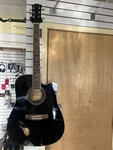 Spectrum Acoustic Guitar In Black With Cutaway. Fixed Price $299.00.