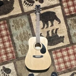 Johnson JG-610-N 3/4 Acoustic Guitar Dreadnought String Natural Wood. Fixed Price $160.00.