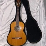 Vintage Rare Terada Classical Guitar #600 Japan Made W/ Original Case. Fixed Price $300.00.