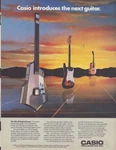 Vintage 1987 Casio DC-10 Digital Guitar Player Print Ad Promo. Fixed Price $12.99.