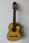 Brand New Marlon (francisco) Navarro Flamenco Negra Guitar With Cutaway - 640. Fixed Price $1599.00.