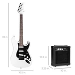 Best Choice Products 39" Electric Guitar Starter Kit - Glacier White. Fixed Price $71.99.