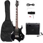 Glarry Flame Shape Electric Guitar With Amp Sound Hsh Pickup Novice. Fixed Price $150.55.