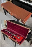 Pros Or Beginners! Glarry Plush Walnut Pleather Hard Case 4 Electric Guitar!. Fixed Price $174.00.
