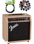Fender Acoustasonic 15 Acoustic Guitar Amplifier W/ Instrument Cable. Fixed Price $159.99.