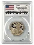 2025 Sacagawea Dollar Pcgs PR70 Dcam First Strike - Made In Usa Holder. Fixed Price $26.00.