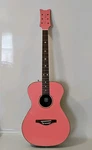Daisy Rock Pixie 6-STRING Acoustic Guitar Powder Pink Needs String/no Strings. Fixed Price $120.00.