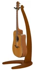 Guitar Stand,acoustic Stand,solid Wooden Stand,freestanding Woo.... Fixed Price $107.93.