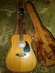 Vintage Epi D-10 Accoustic Guitar With 1970S Gator Case. Fixed Price $299.99.