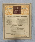 Manuel Ponce Var Folia De Espana Fugue Sheet Music Segovia Ed Guitar Classical. Fixed Price $35.99.