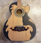 Bajo Quinto Micas Paracho Elite Black (pickguards Only) PSY-01. Fixed Price $28.99.