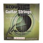 Kona 12 Acoustic Light Guitar Strings Steel Copper Wound KA20 (FVS021771). Fixed Price $12.99.