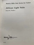 Vtg Timothy Walker African Light Suite Classical Guitar Song Sheet Music Rare. Fixed Price $22.00.